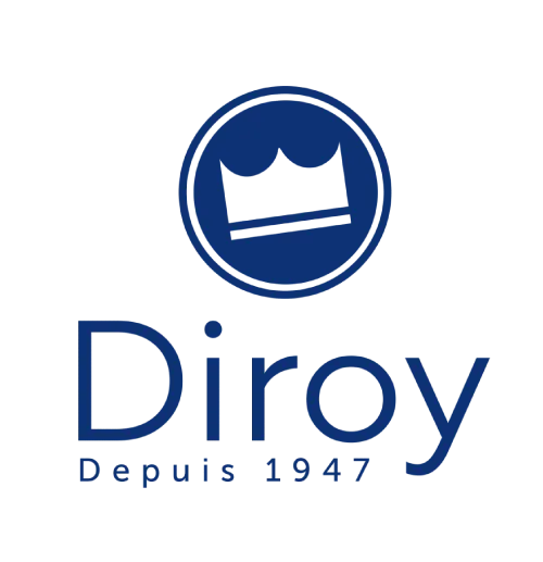 logo fond transparant diroy - place de la literie