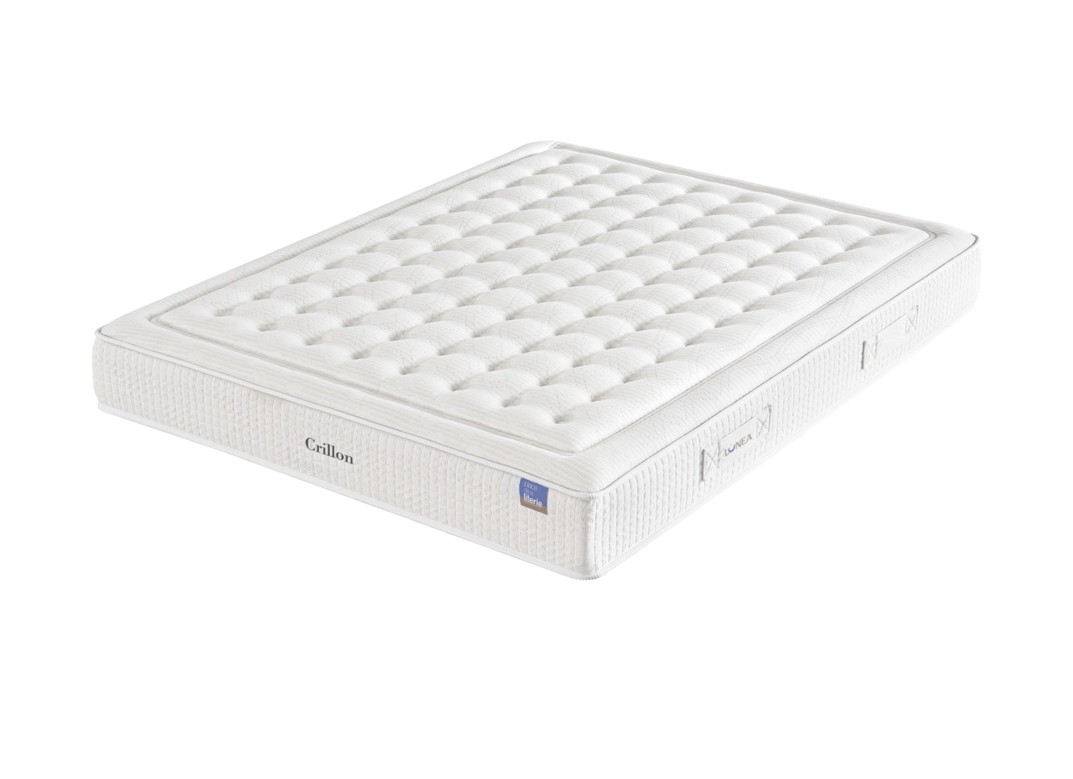 Matelas Crillon sur fond blanc - Place de la literie