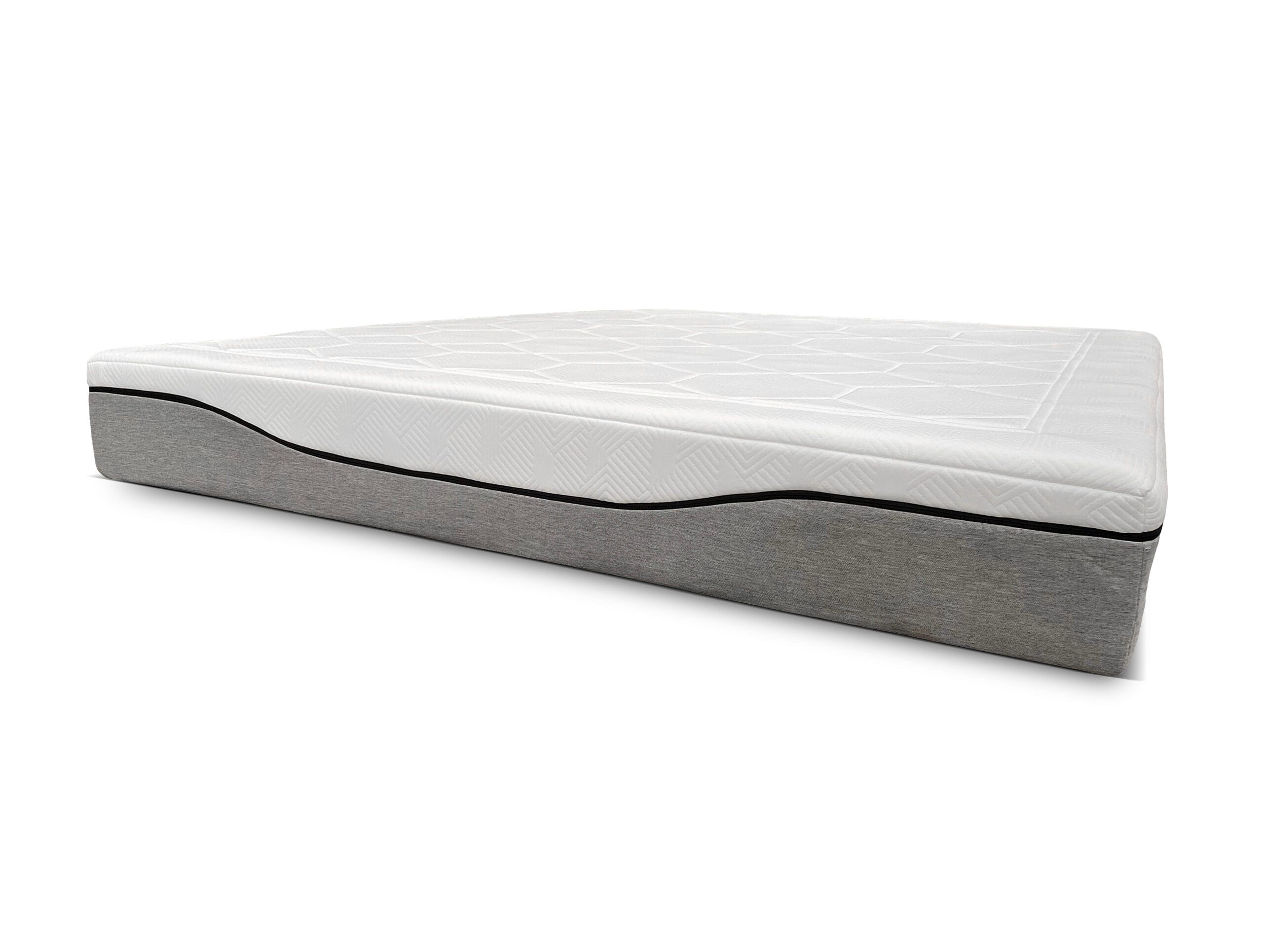 vue de profil du Matelas caresse disponible chez place de la literie